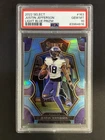 2022 Select Justin Jefferson Light Blue Prizm #91/99 PSA 10