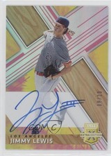 2019 Panini Elite Extra Edition Auto Tie-Dye 8/10 Jimmy Lewis #78 Auto uk2