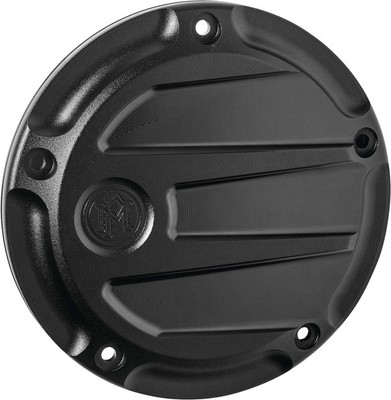 Performance Machine Scallop Derby Cover Black Ops 0177-2075M-SMB Harley Davidson