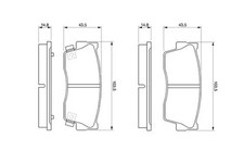 Plaquette de frein Suzuki X90