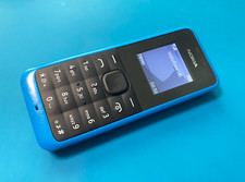 Nokia 105 Mobile Phone, RM-908, Blue, Unlocked, Cheap Retro Spare / Work Phone