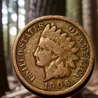 1906 Indian Head Cent Actual Coin Shown - 25