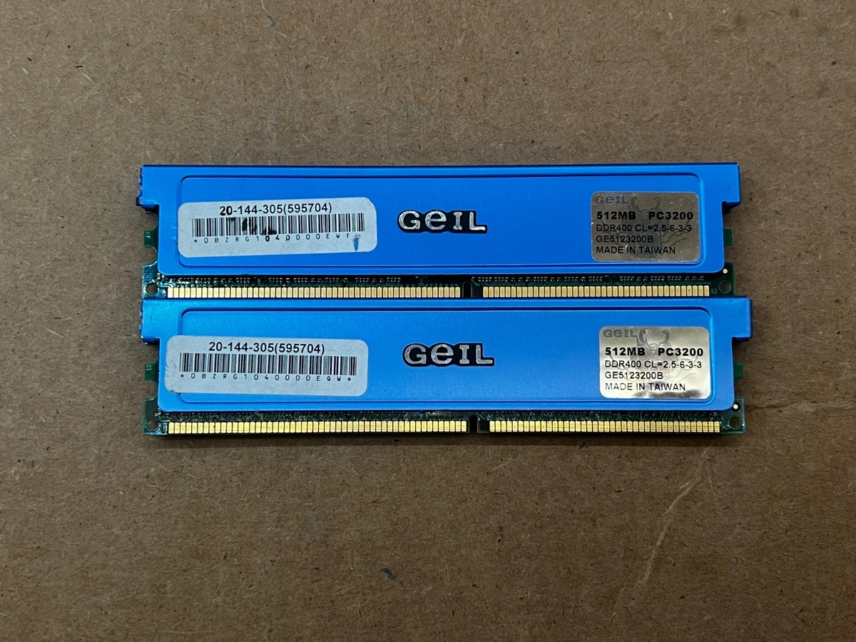 【入手困難】メモリー DIMM DDR400 512MB CL2.5 PC-3200 (DDR-400) Bus Speed Computer RAM 512 MB Capacity per