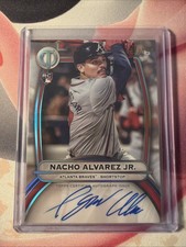 2025 Topps Tribute Nacho Alvarez Jr. Braves Rookie Autograph Insert #TA-NAJ /199