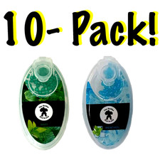 1000 count Cigarette Blue Menthol / Mint flavor burst beads (5 of each)