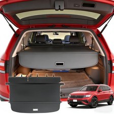 VESUL Cargo Cover for 2018-2024 VW Tiguan - No Gap Retractable Trunk Shield ...