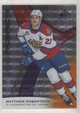 2019 Upper Deck SP Game Used CHL Edition Orange /199 Matthew Robertson #2 09za