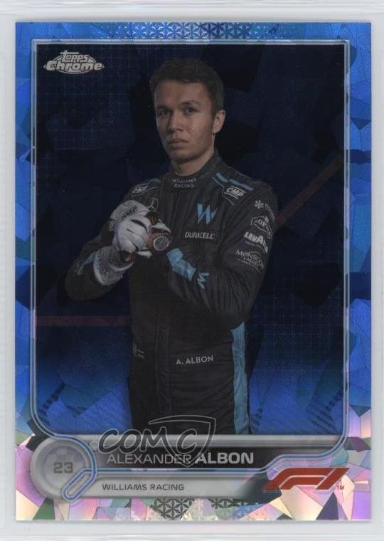 2022 Topps Chrome Sapphire Edition Formula 1 F1 Racers Alexander Albon #54 16n5