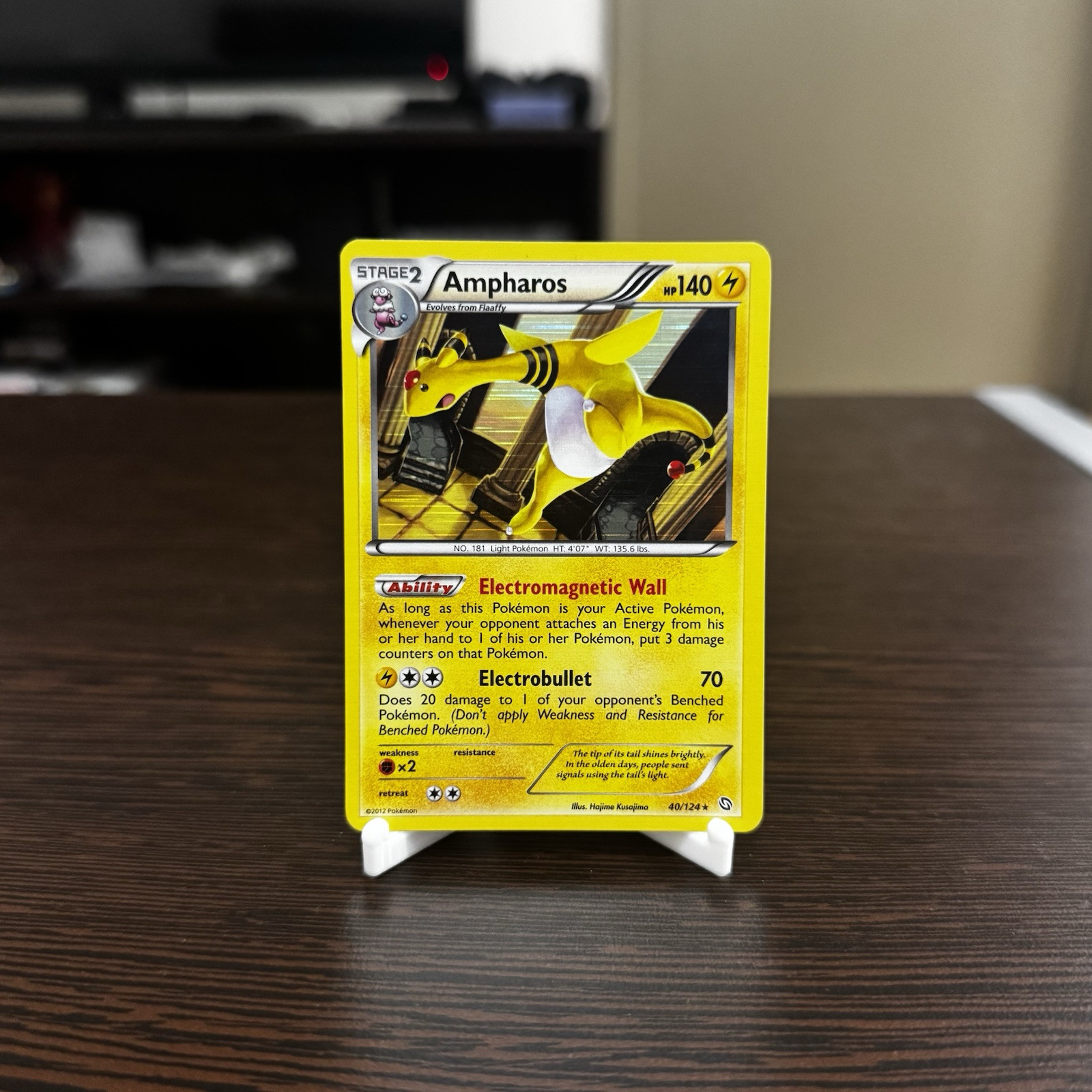 Ampharos 40/124 Holo Dragons Exalted Pokémon Card NM
