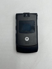 Motorola RAZR V3 - Black Cell Phone Cingular - Untested Flip Phone