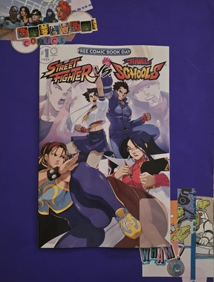 2025 FCBD Street Fighter vs Rival Schools Free Comic Book Day