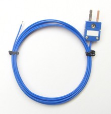 T-type Thermocouple AWG 24 High Temperature PFA Fluoropolymer Insulation 6 ft