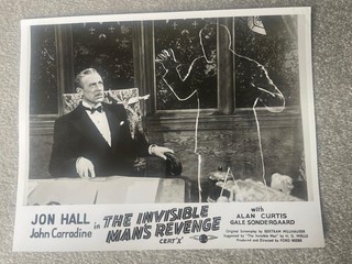 The Invisible Man's Revenge (1944) 8 UK Lobby Cards X CERTIFICATE! RARE!