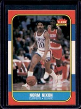 1986-87 Fleer Norm Nixon #80 Clippers