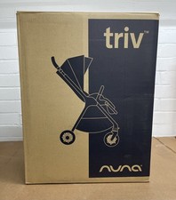 Nuna TRIV Caviar Stroller All Accessories in Original Box