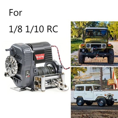 Metal Simulated Vertical Winch For 1/10 1/8 RC Car Traxxas TRX4 RC4WD D90 Axial