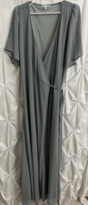 Baltic Born Ivy Light Blue Wrap Dress Maxi