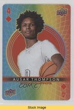 2022 Upper Deck Goodwin Champions Playing Cards Ausar Thompson READ 13og