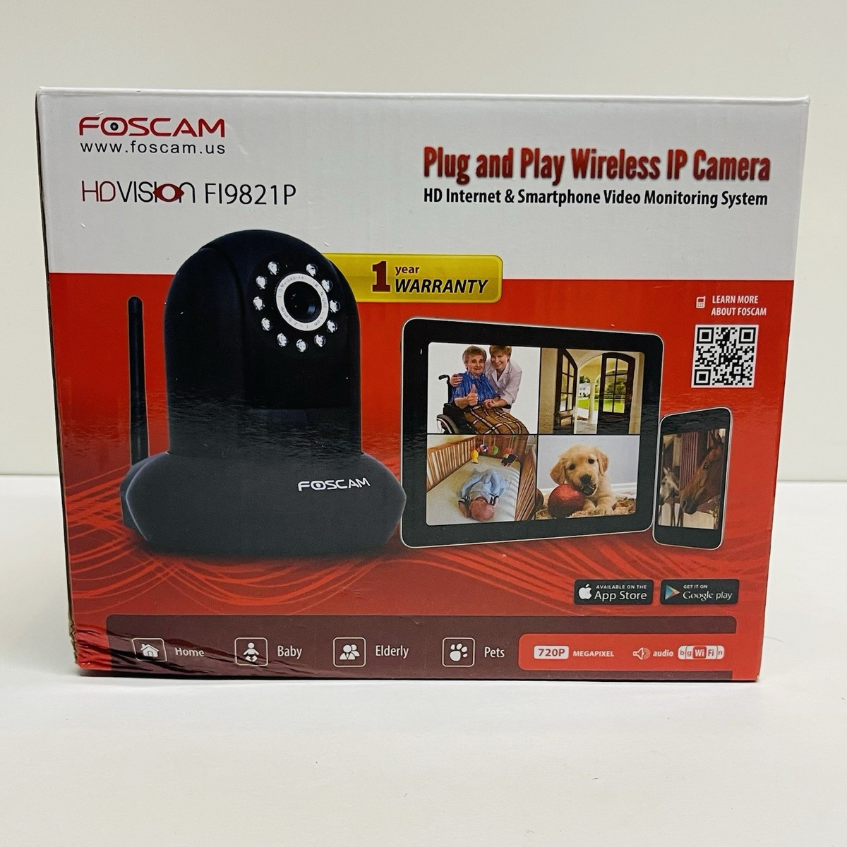 Camera Foscam Fi9821w V2 Foscam Driveable Security Camera Web Cam