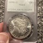 1898-O United States Morgan Silver Dollar PCGS MS64 OGH Rattler Green Label