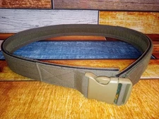 Men's Duty Belt Tactical Large~ITW Nexus~TSR200~Reinforced Nylon~Olive Green~NEW