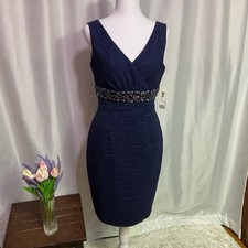 Eliza J Navy Blue Cocktail Dress
