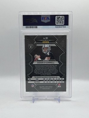 2023 Mosaic Aidan O'Connell Blue Rookie Autograph /99 PSA 8.5 | eBay