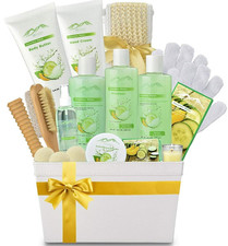 Spa Gift Baskets for Women Valentines Gift Basket - Holiday Gift Spa Set Bed and