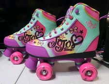 Roller Derby Roller Stars Jojo Siwa Rainbow skates Youth size 3-6 Adjustable