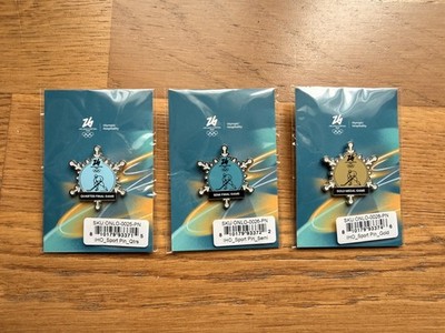 3 Pin s Medal Hockey Gold Finale Milano Cortina 2026 Olympische Spiele Gastfreundschaft