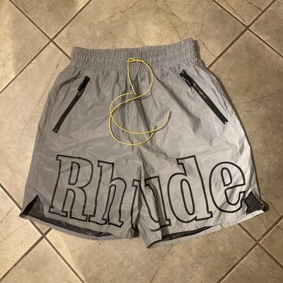 Rhude shorts reflective Grey Sz Large Rare