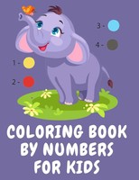 Coloring Book By Numbers For Kids.Stunning Coloring Book For Kids Ages 3-8,...