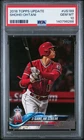 2018 TOPPS UPDATE #US189 SHOHEI OHTANI ROOKIE RC PSA 10