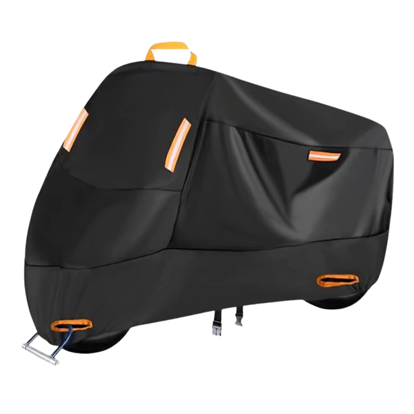 Motorrad Abdeckung 210D Oxford Stoff Regen Sonne Staub Diebstahlschutz XXL-image