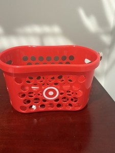 Target Toy Shopping Basket - Bullseye Red -BRAND NEW