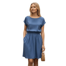 MOSSIMO BLUE DRESS SZ.SP EUC