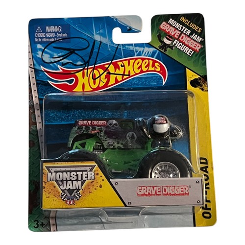 Scavatore di tombe firmato Hot Wheels con personaggio Monsterjam Truck - Foto 1 di 3