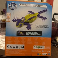 Hexbots Wall Crawler Climber Chameleon Glows In The Dark
