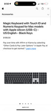 Apple Magic Keyboard with Touch ID and Numeric Keypad