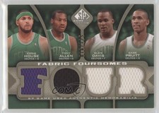 2009-10 SP Game Used Fabric Foursomes Level 1 16/125 Eddie House Tony Allen 0g70