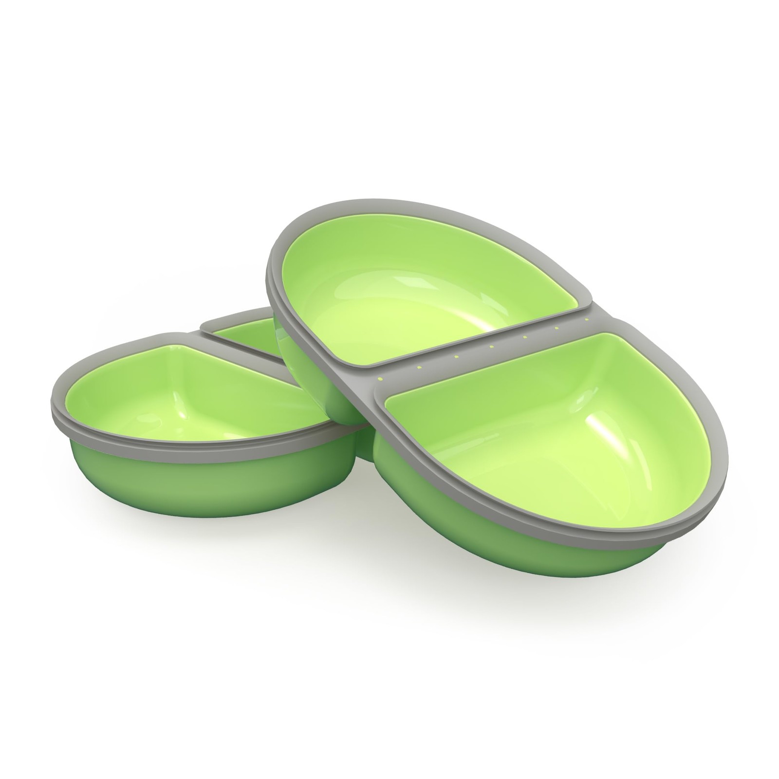 Gamelle split compatible Sure Petcare distributeur pour régimes vétérinaires avec bac scellé