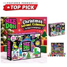 NeeDoh Christmas Countdown Advent Calendar Fidget Toy Gift