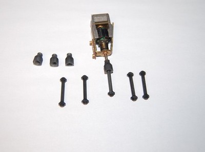 ho train tyco/mantua the general driveshafts and coupler sockets,smokly black