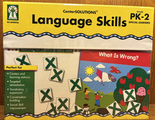 CenterSolutions Language Skills File Folder Game PK-2 sealed 