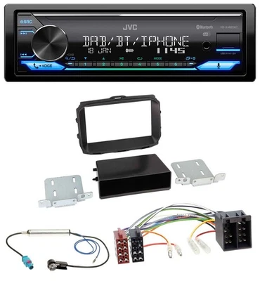 JVC Bluetooth DAB USB MP3 Autoradio für Alfa Romeo Giulietta 2013-2021 ISO - Bild 1 von 4