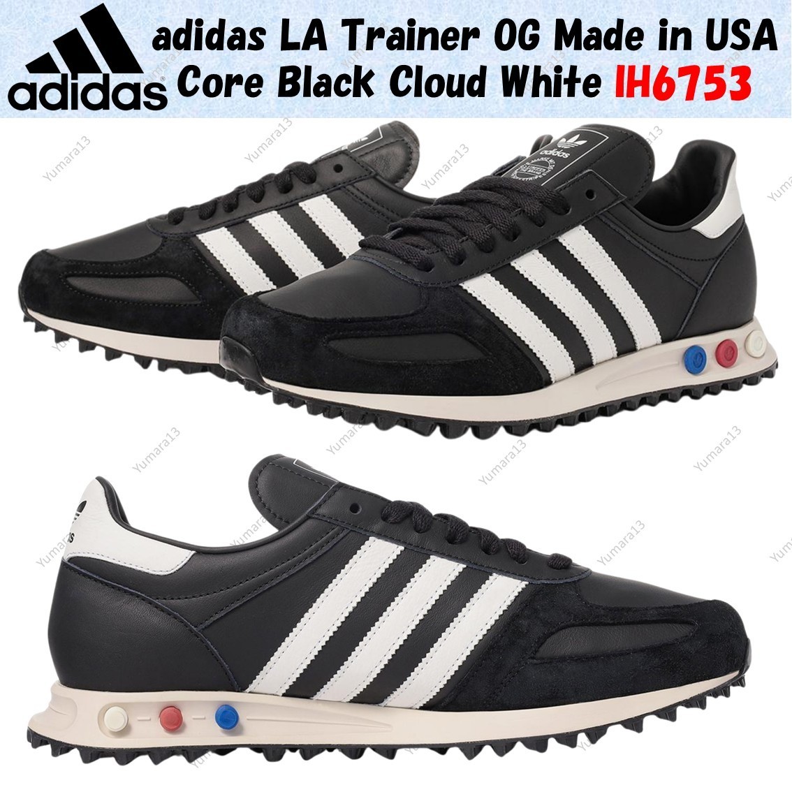 adidas LA Trainer OG Made in USA Core Black Cloud White IH6753