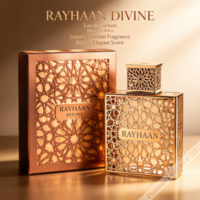 RAYHAAN Divine EDP 3.4oz 100ml Unisex Floral Gourmand Woody Perfume Spray
