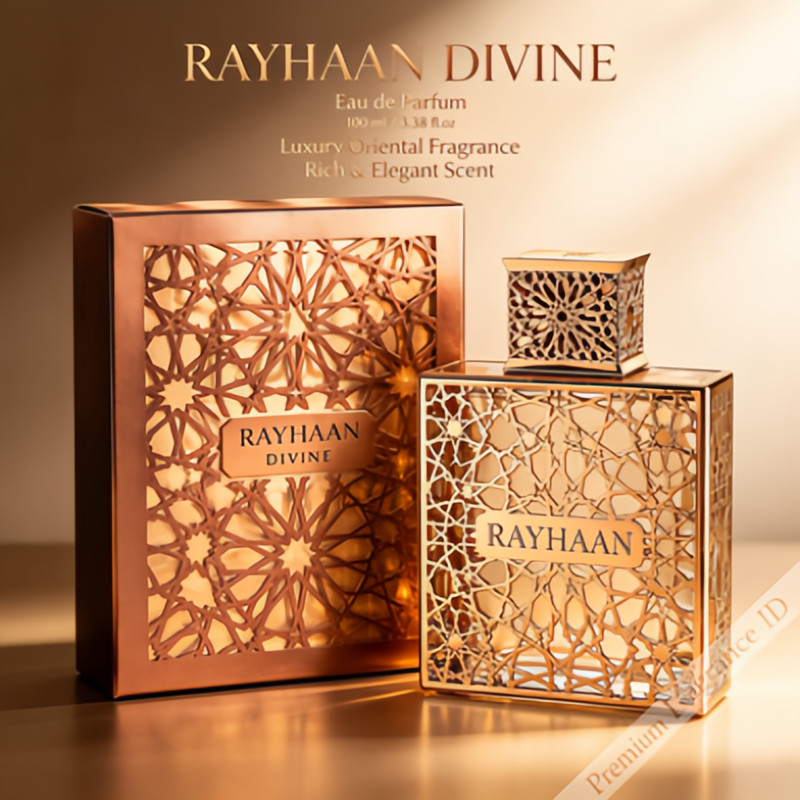 RAYHAAN Divine EDP 3.4oz 100ml Unisex Floral Gourmand Woody Perfume Spray