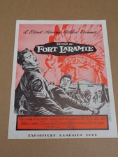 John Denher - Revolt At Fort Laramie 1957 UK Campaign Book (Gregg Palmer)