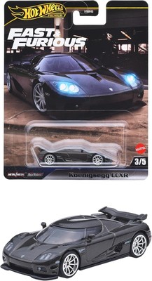 ミニカー Hot Wheels Fast & Furious 2025 Hot Wheels Premium Fast Furious ' Koenigsegg ccxr 3/5 real